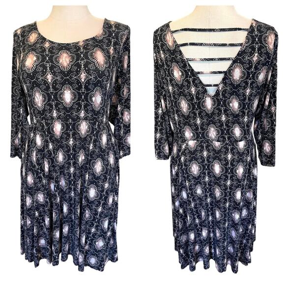 Torrid Plus Size‎ 4 Disney Sidekicks Beauty & the Beast Super Soft Skater Dress - Picture 1 of 4